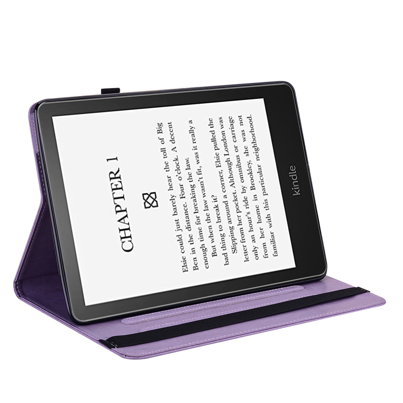 For Amazon Kindle Paperwhite (2024) Case PU Leather Stand Tree Deer Imprinted Cover