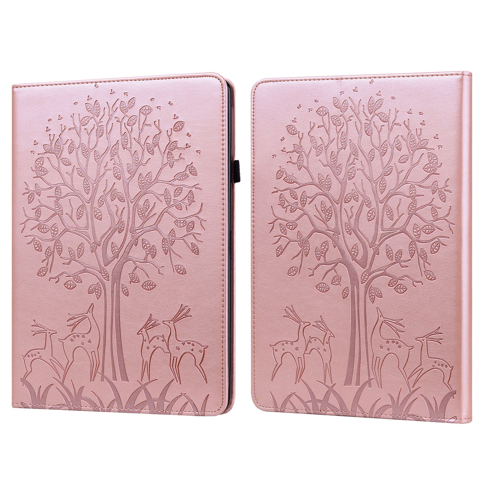 For Amazon Kindle Paperwhite (2024) Case PU Leather Stand Tree Deer Imprinted Cover