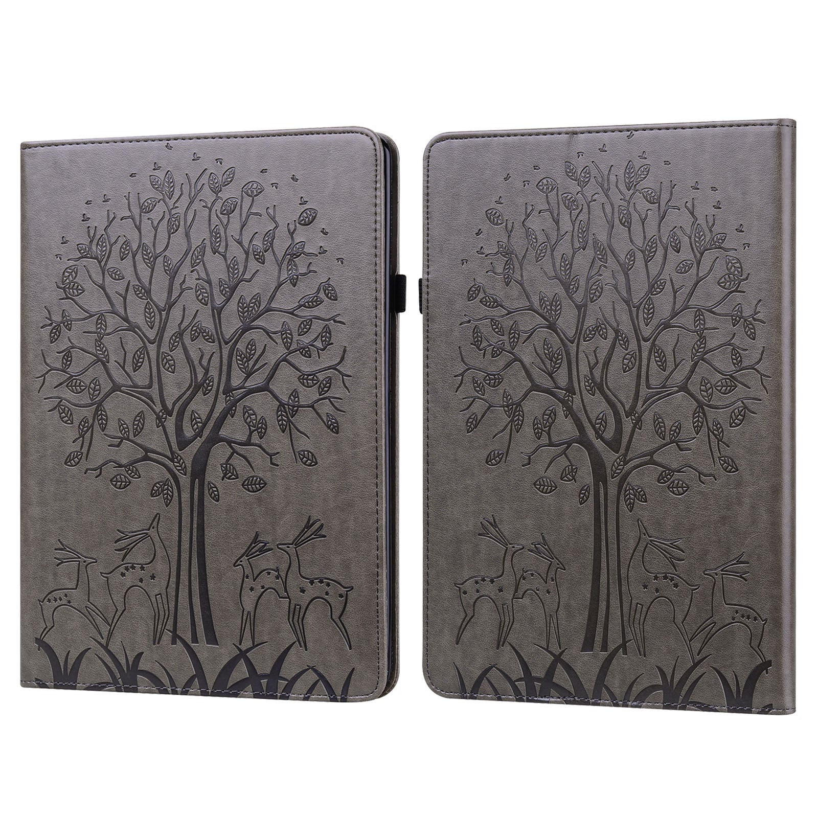 For Amazon Kindle Paperwhite (2024) Case PU Leather Stand Tree Deer Imprinted Cover