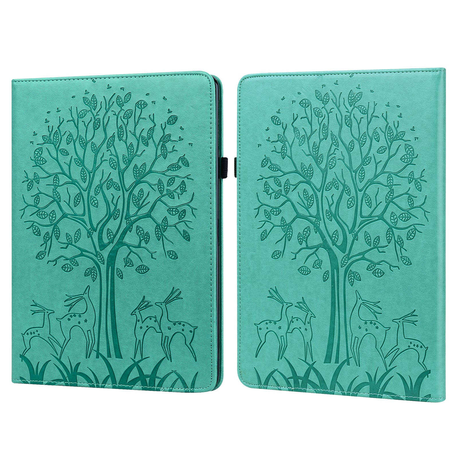 For Amazon Kindle Paperwhite (2024) Case PU Leather Stand Tree Deer Imprinted Cover