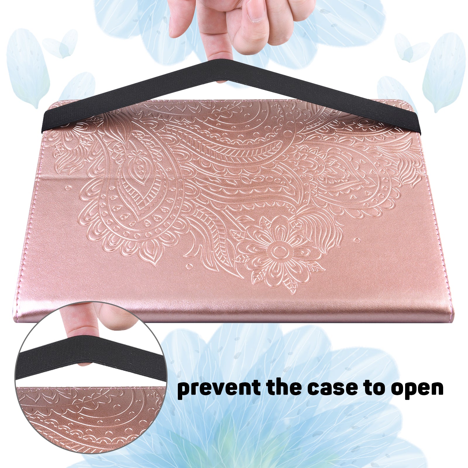 For Lenovo Tab M11 / Xiaoxin Pad 11 2024 Case Flower Pattern PU Leather Stand Tablet Cover