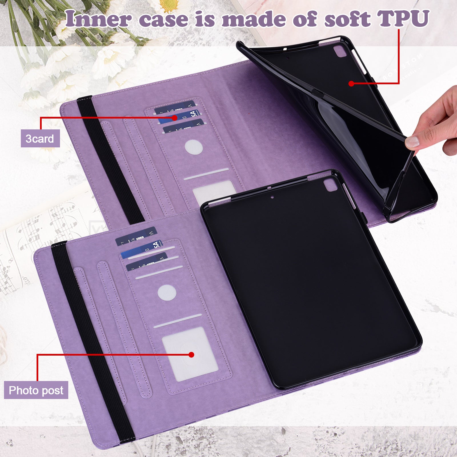 For Lenovo Tab M11 / Xiaoxin Pad 11 2024 Leather Case Tree Deer Pattern Stand Tablet Cover