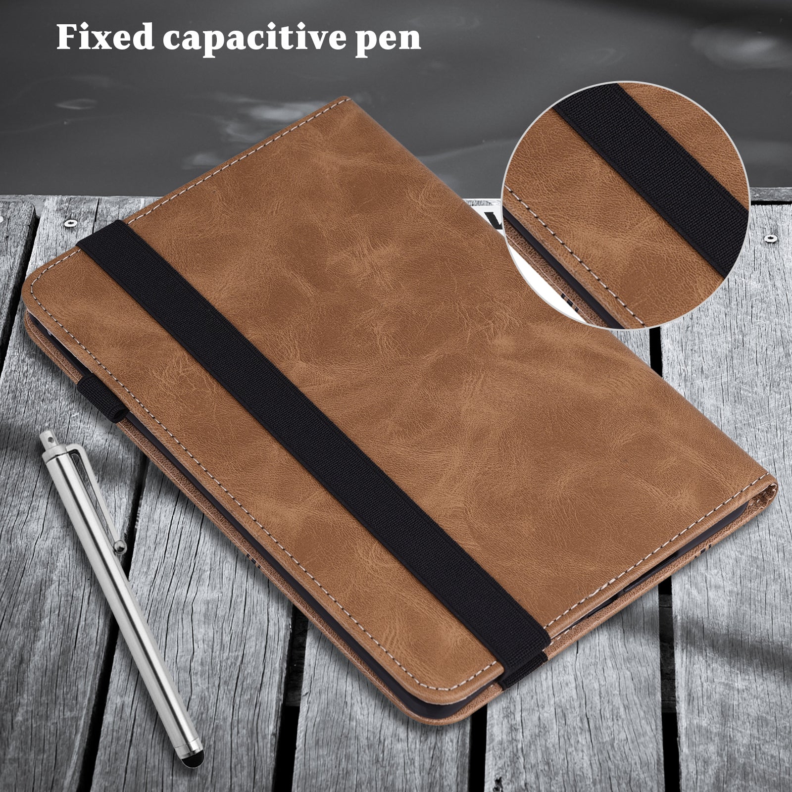 For Lenovo Tab M11 / Xiaoxin Pad 11 2024 Case PU Leather Card Holder Protective Stand Cover