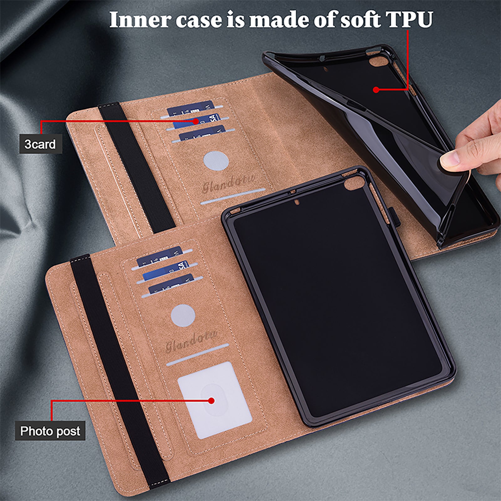 For Lenovo Tab M11 / Xiaoxin Pad 11 2024 Case PU Leather Pattern Stand Tablet Cover