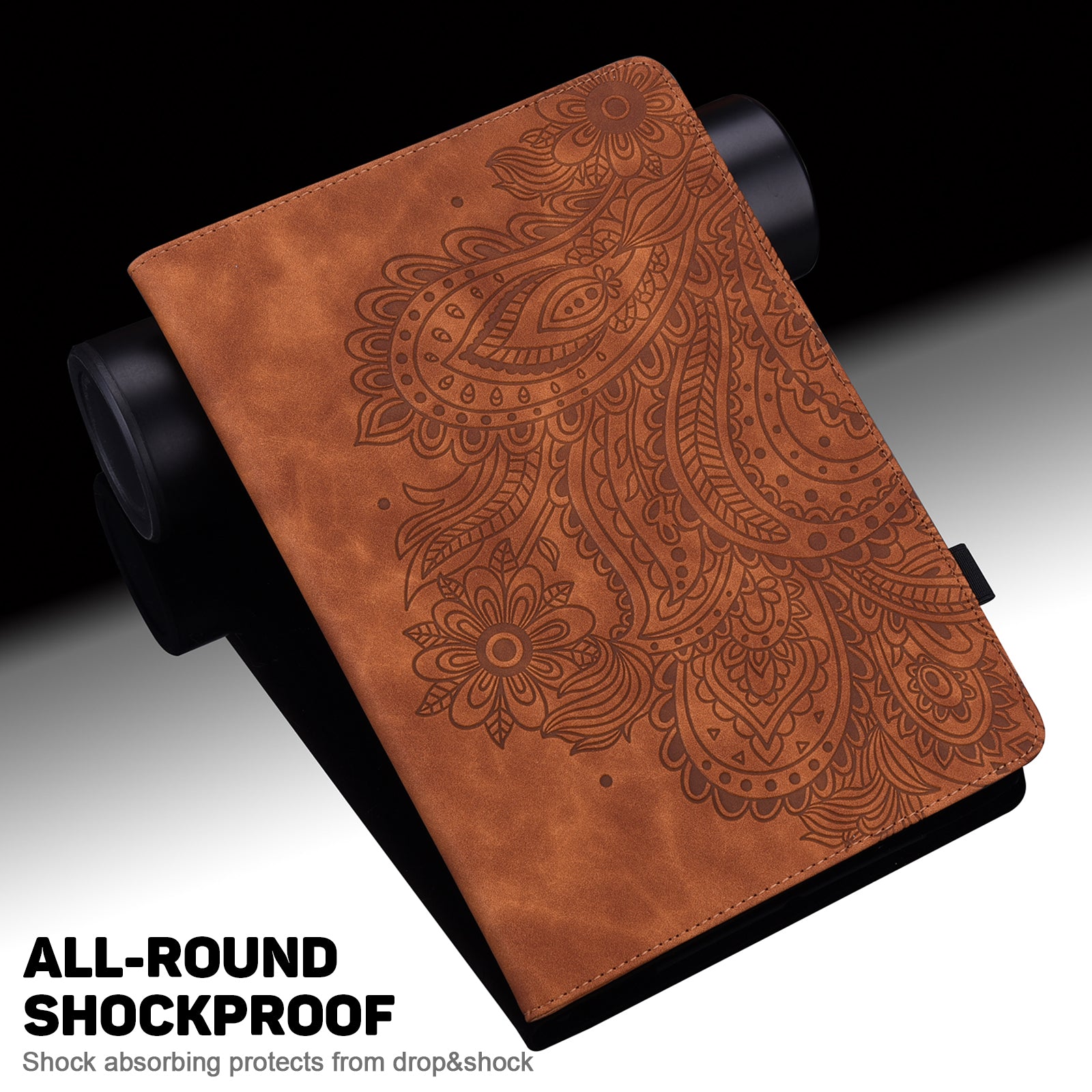 For Amazon Kindle Paperwhite (2024) Case PU Leather E-Reader Cover with Card Slots Stand