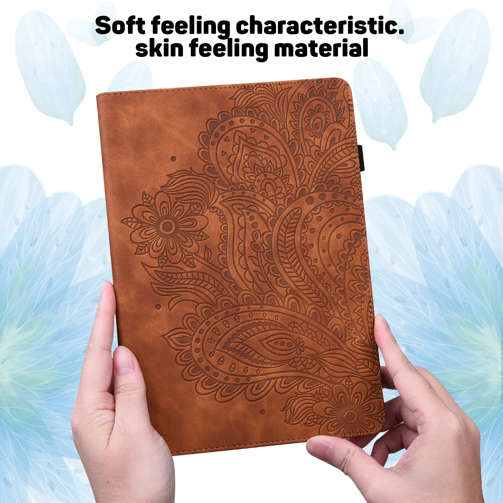 For Amazon Kindle Paperwhite (2024) Case PU Leather E-Reader Cover with Card Slots Stand