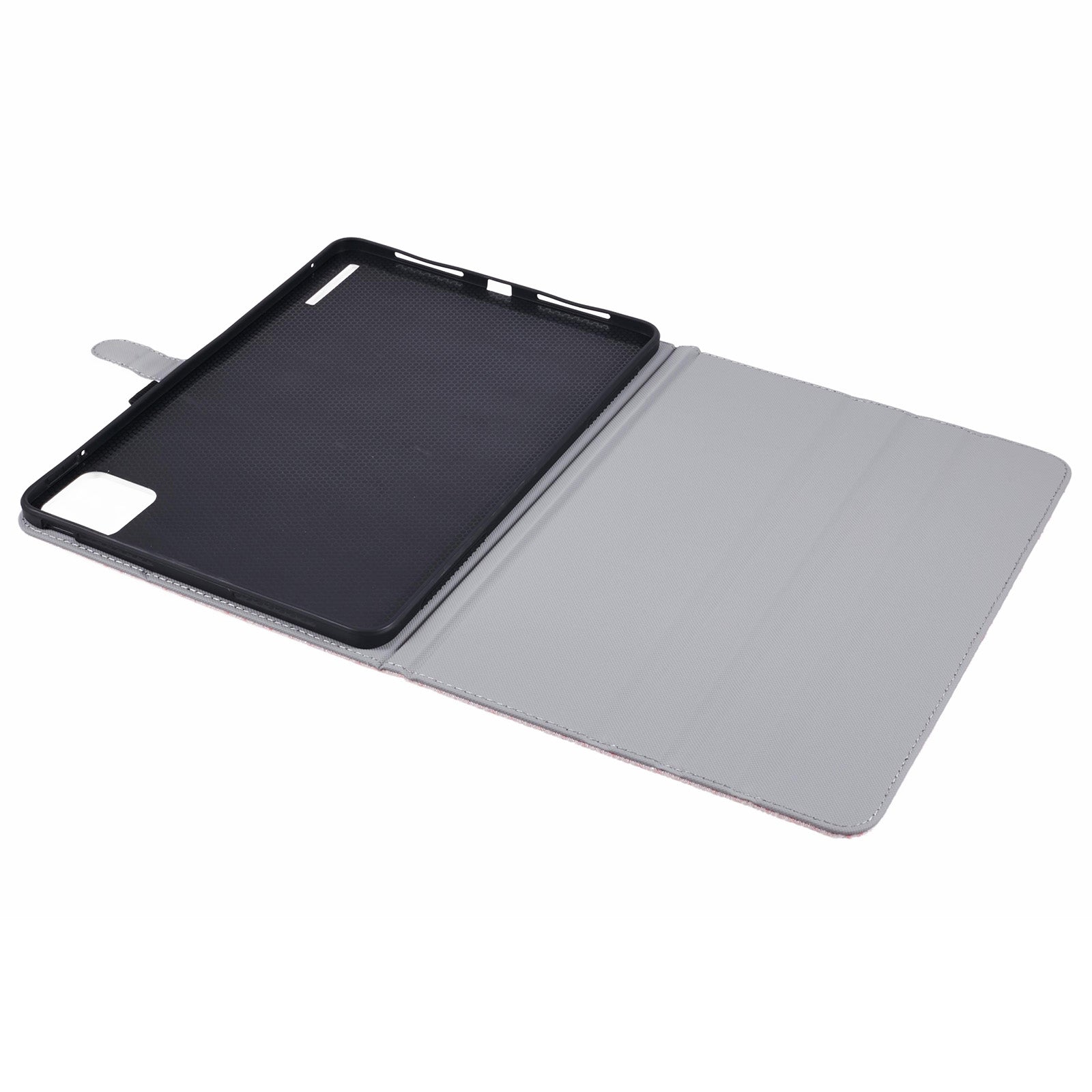 For Xiaomi Pad 6S Pro 12.4 Woven Pattern Tablet Case PU Leather Flip Stand Cover