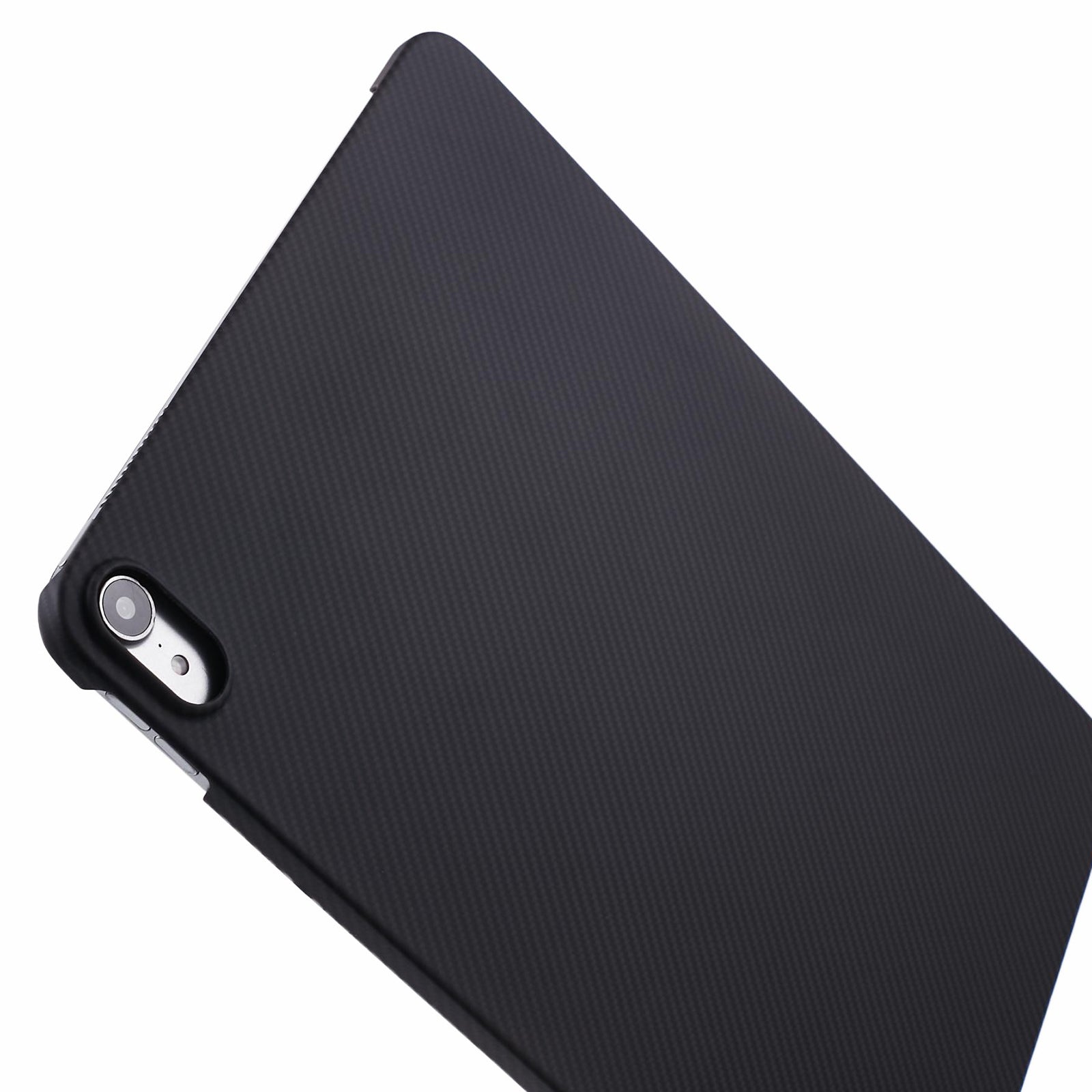 For iPad Air (2020) / (2022) Shockproof Case 600D Fine Texture Aramid Fiber Black Tablet Cover
