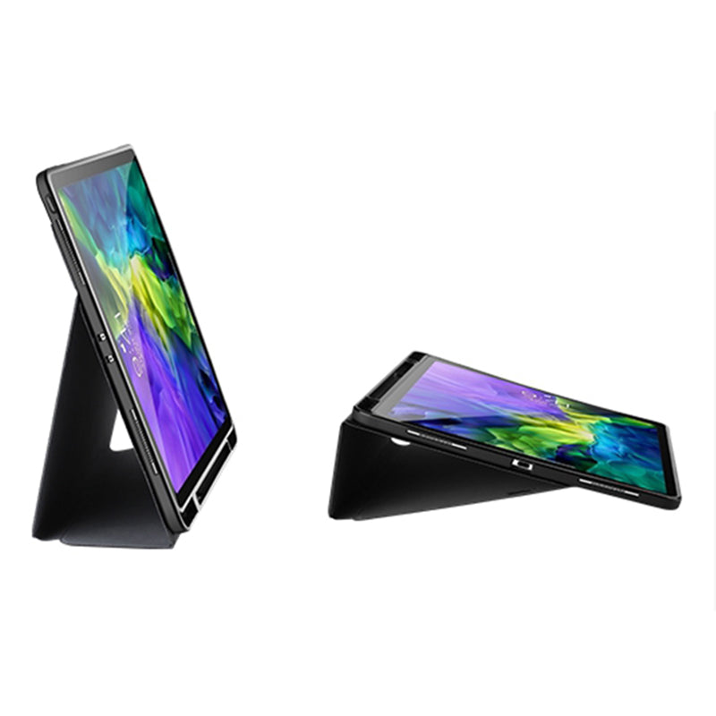 X-LEVEL For iPad Air (2020) / (2022) Case Aramid Fiber+TPU Tablet Cover with Tri-fold Stand
