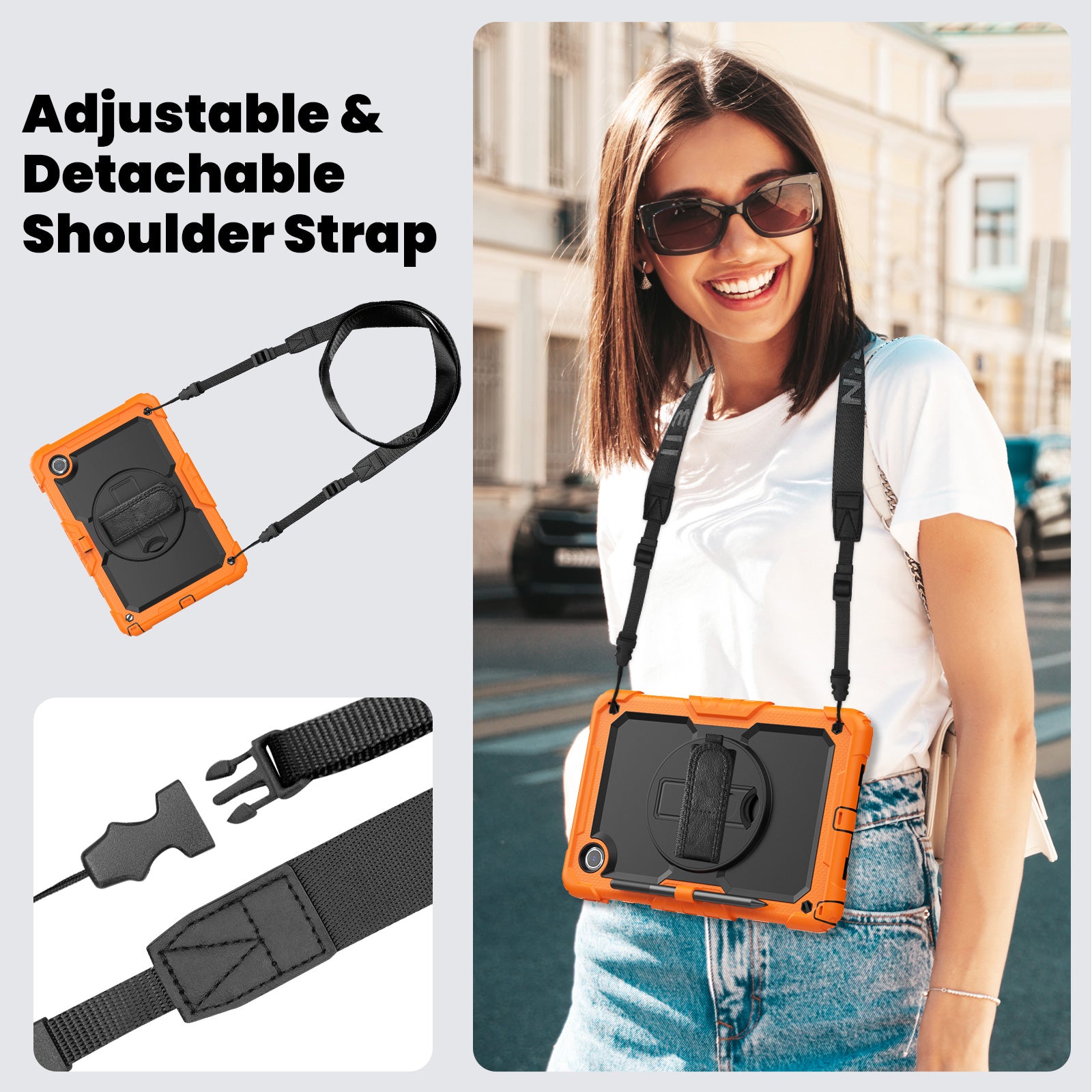 For Lenovo Tab M11 / Xiaoxin Pad 11 2024 TB330FU TB331FC Kickstand Case PC+Silicone Tablet Cover