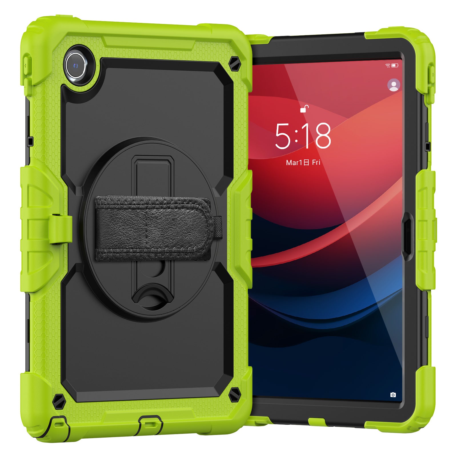 For Lenovo Tab M11 / Xiaoxin Pad 11 2024 TB330FU TB331FC Kickstand Case PC+Silicone Tablet Cover