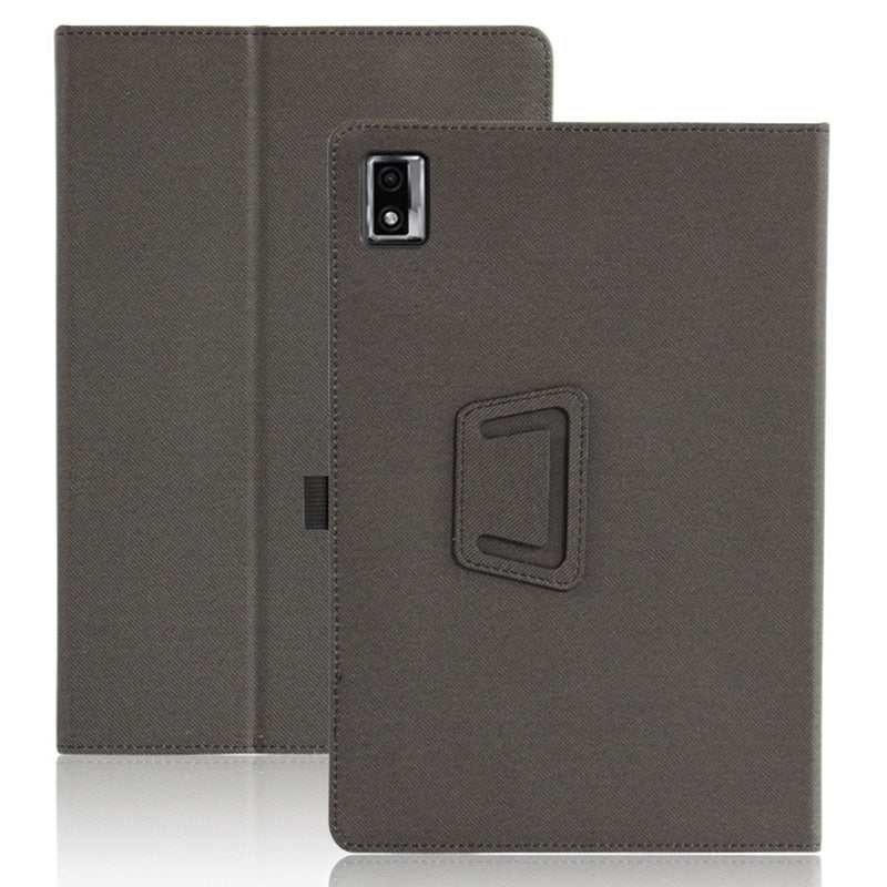 For LUCA TM102M4N1-B 10.1 (2023) Tablet Case Leather Stand Cover Skin-touch Texture