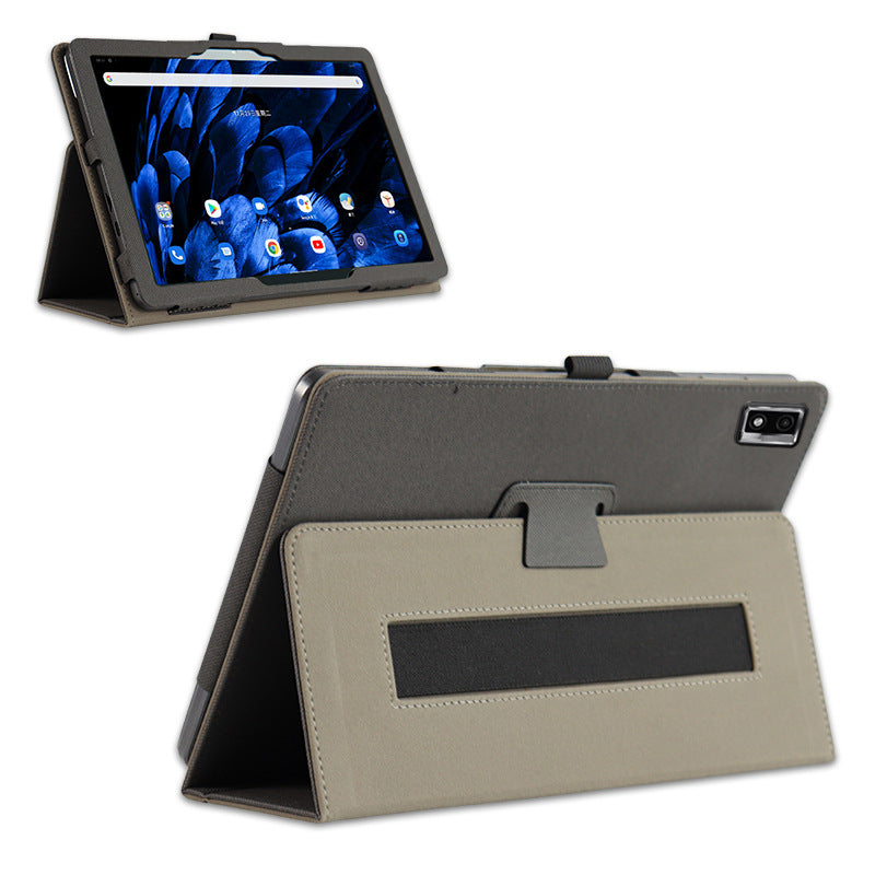 For LUCA TM102M4N1-B 10.1 (2023) Tablet Case Leather Stand Cover Skin-touch Texture