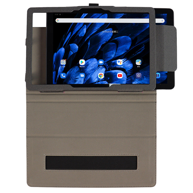 For LUCA TM102M4N1-B 10.1 (2023) Tablet Case Leather Stand Cover Skin-touch Texture