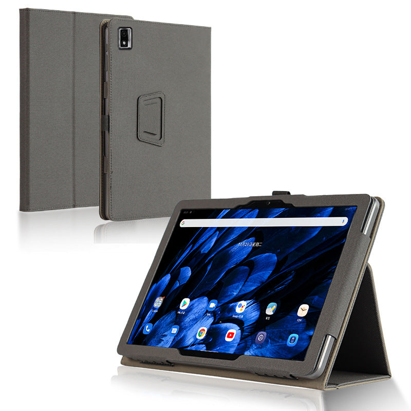 For LUCA TM102M4N1-B 10.1 (2023) Tablet Case Leather Stand Cover Skin-touch Texture