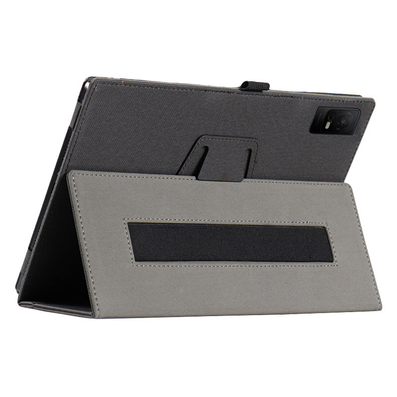 For TCL Tab 10 Gen 2 Tablet Case Stand Skin-touch PU Leather Full Protection Cover