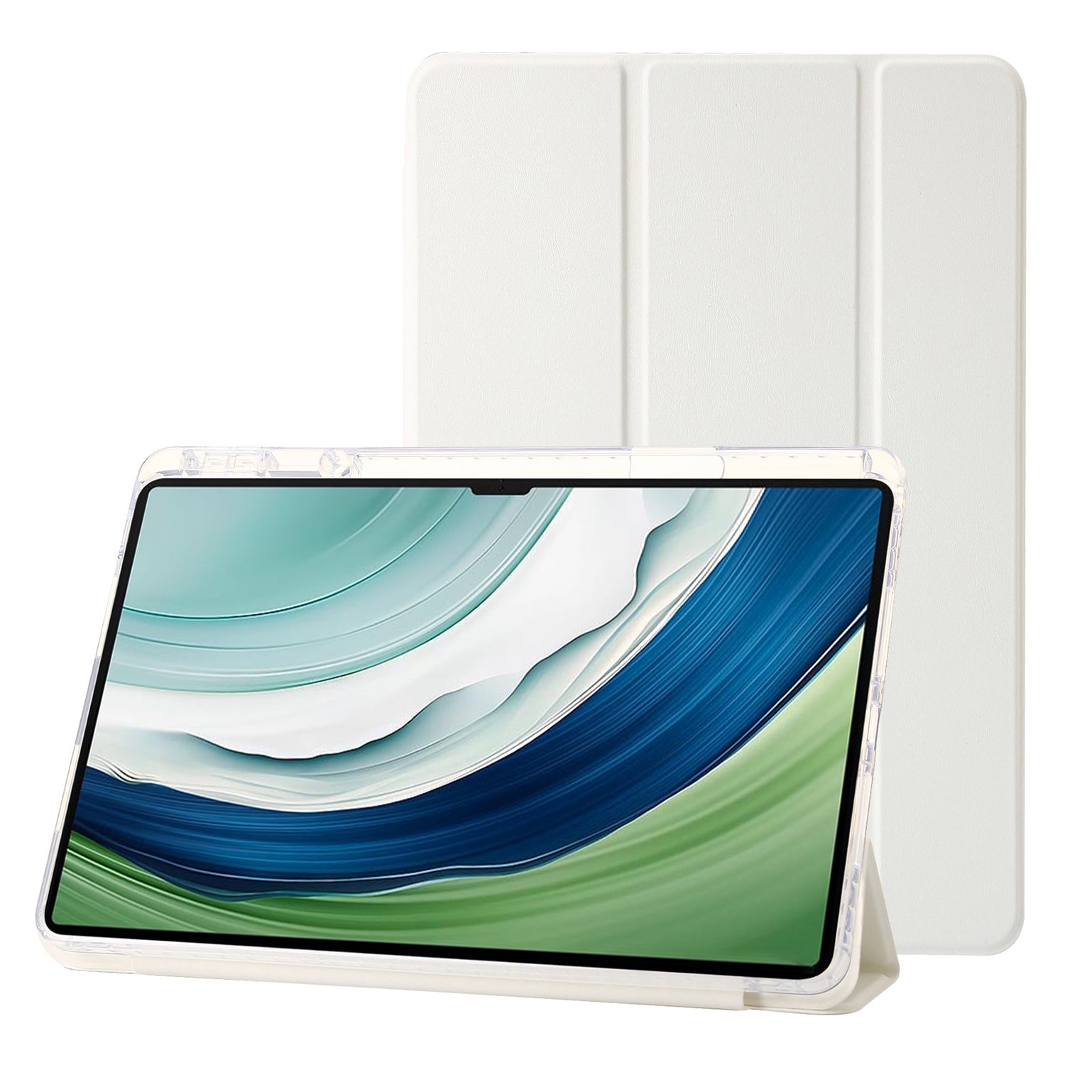 For Huawei MatePad Pro 13.2 Tablet Case Bump Proof TPU+Acrylic+PU Tri-fold Stand Cover