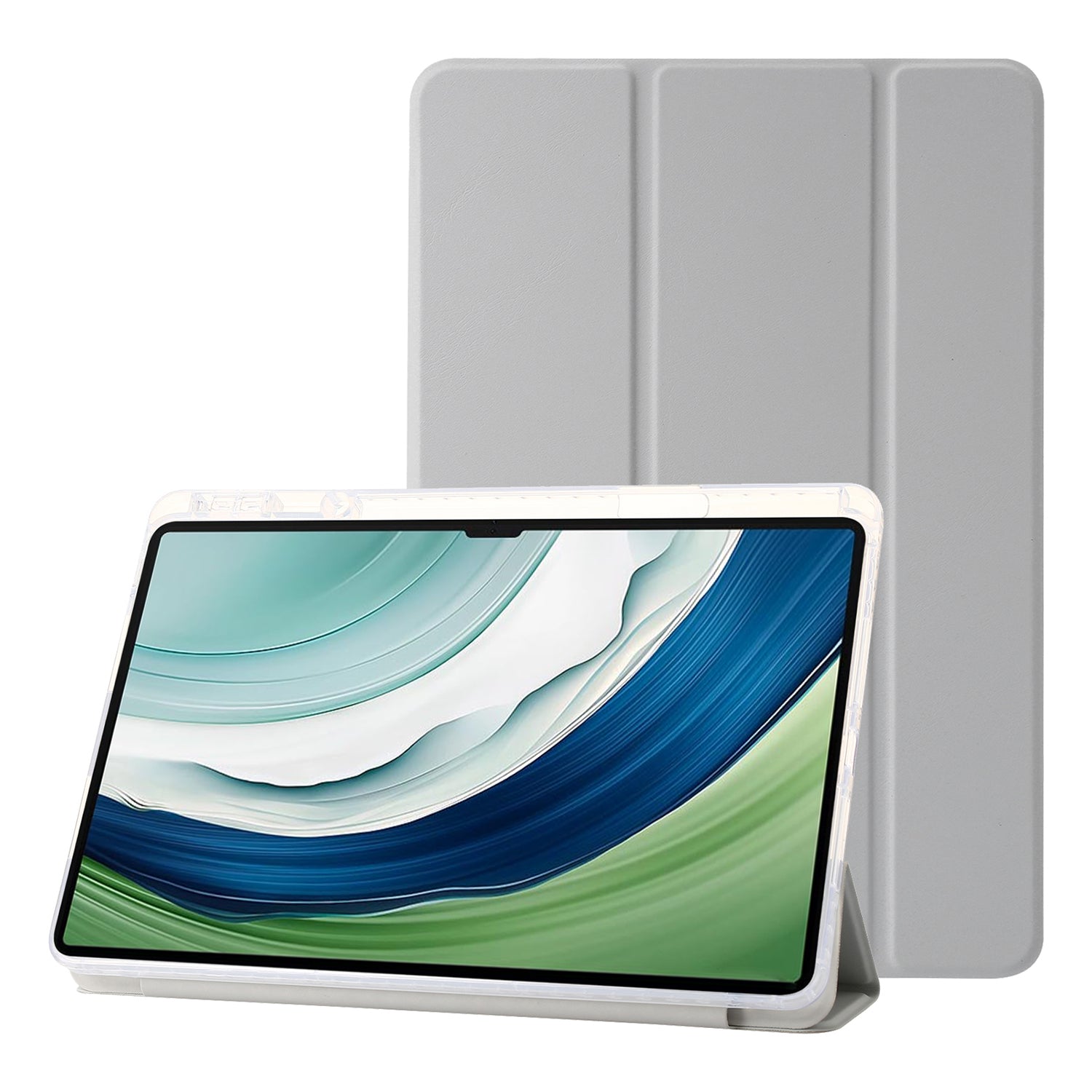 For Huawei MatePad Pro 13.2 Tablet Case Bump Proof TPU+Acrylic+PU Tri-fold Stand Cover