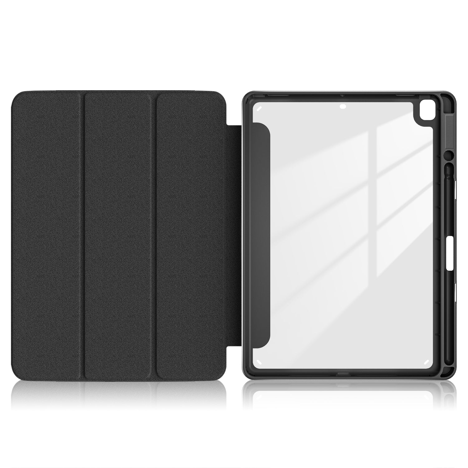 Case for iPad 10.2 (2019) / (2020) / (2021) / iPad Pro 10.5-inch (2017) / Air 10.5 inch (2019) Tri-fold Stand Leather Cover
