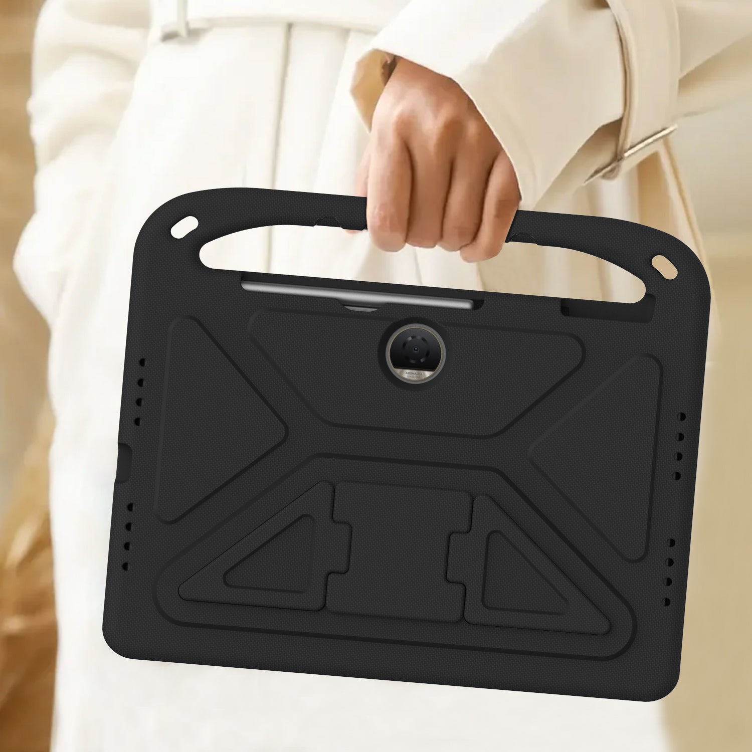 For Honor Pad 9 Case EVA Handle Kickstand Tablet Cover
