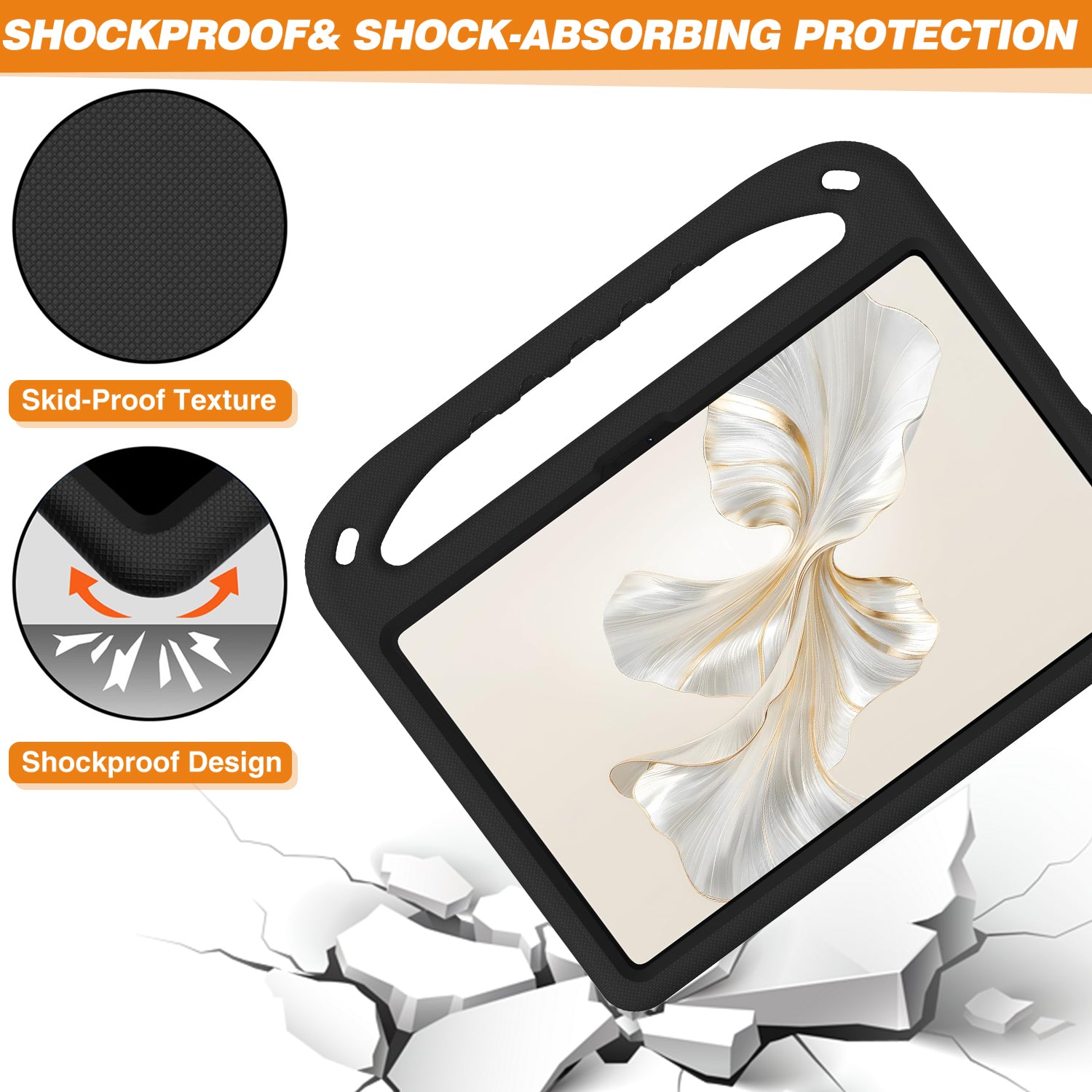 For Honor Pad 9 Case EVA Handle Kickstand Tablet Cover