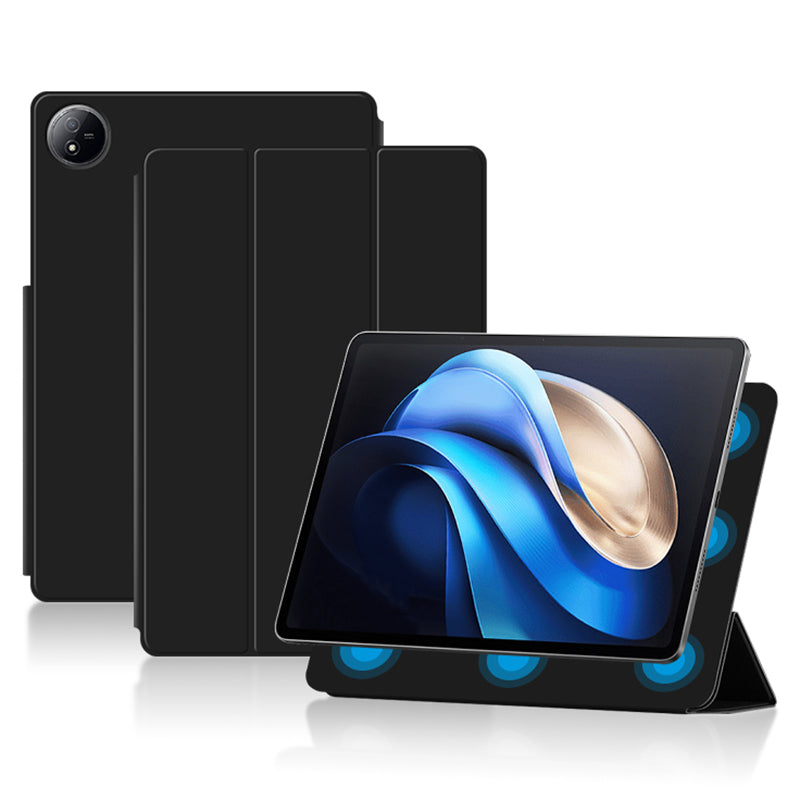 For vivo Pad3 Pro Case PU Leather Magnetic Attachment Tablet Cover