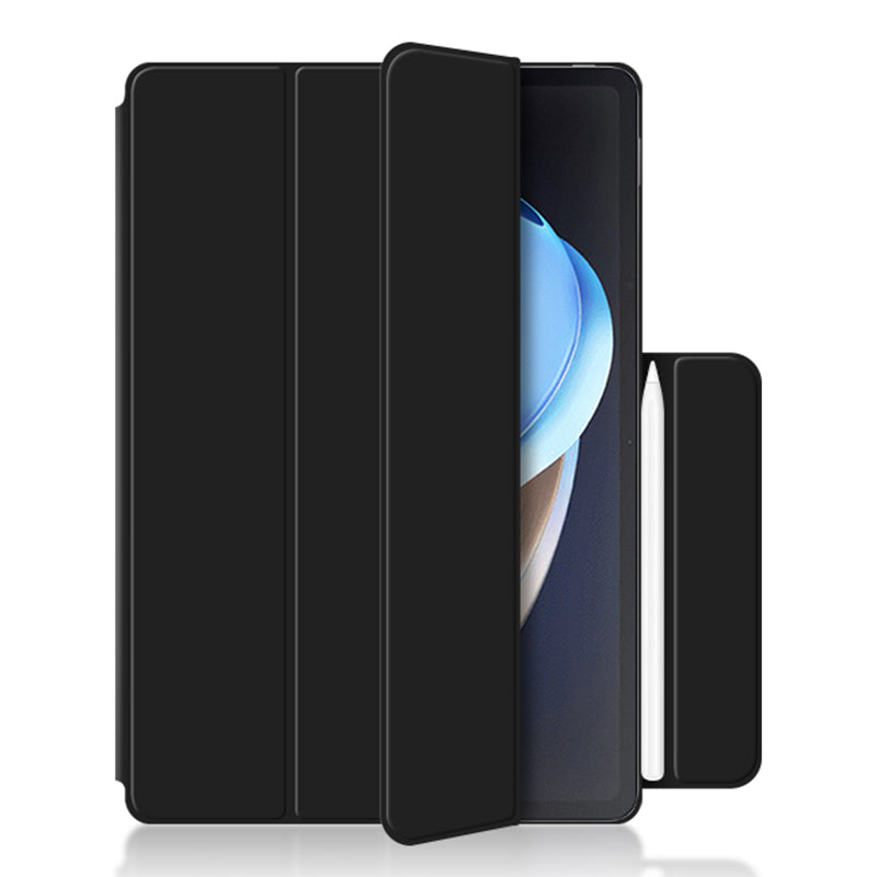 For vivo Pad3 Pro Case PU Leather Magnetic Attachment Tablet Cover
