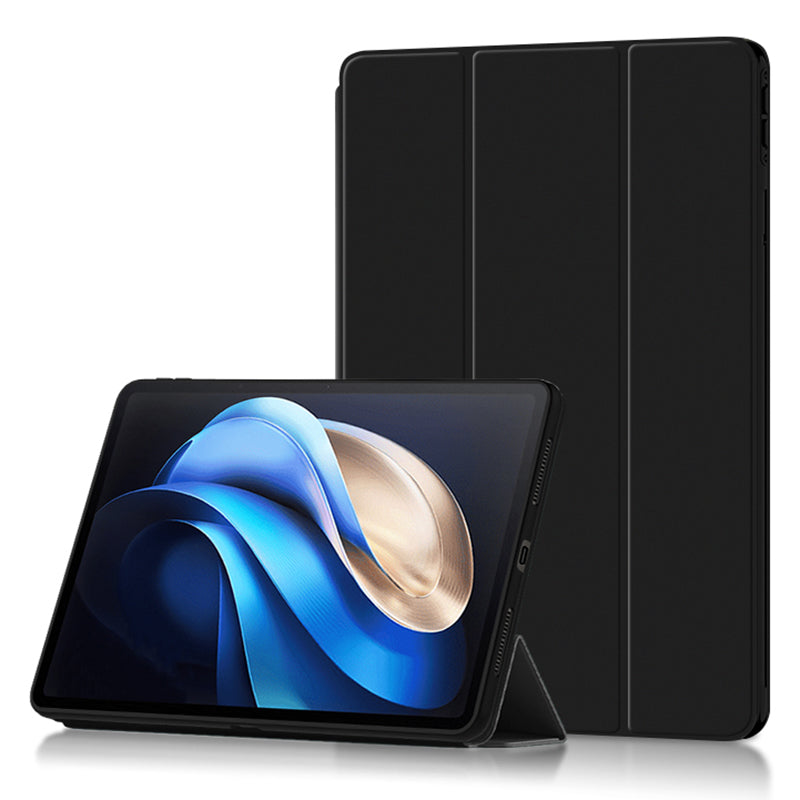 For vivo Pad3 Pro Case PU Leather Trifold Stand Tablet Cover with Auto Wake / Sleep