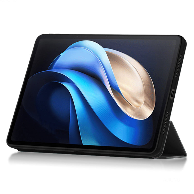 For vivo Pad3 Pro Case PU Leather Trifold Stand Tablet Cover with Auto Wake / Sleep
