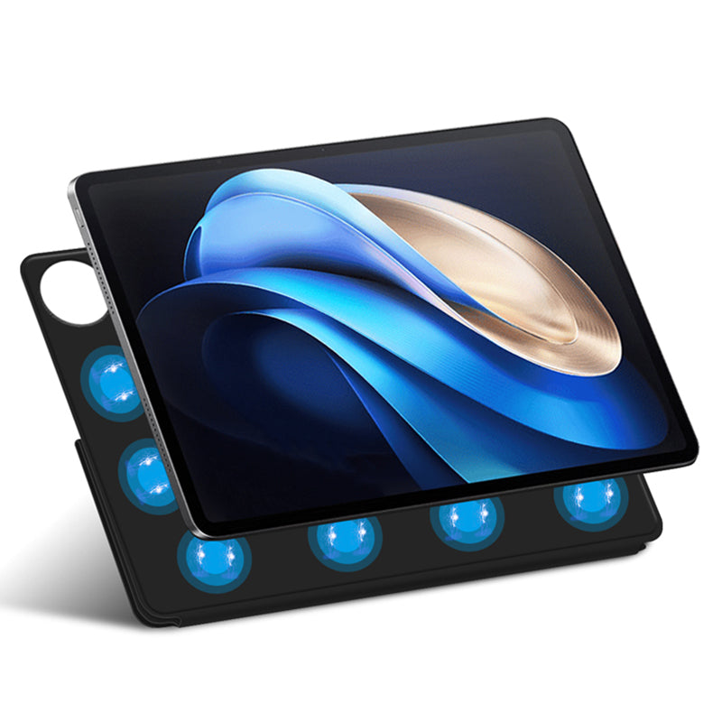 For vivo Pad3 Pro Case Origami Stand Magnetic Absorption PU Leather Tablet Cover