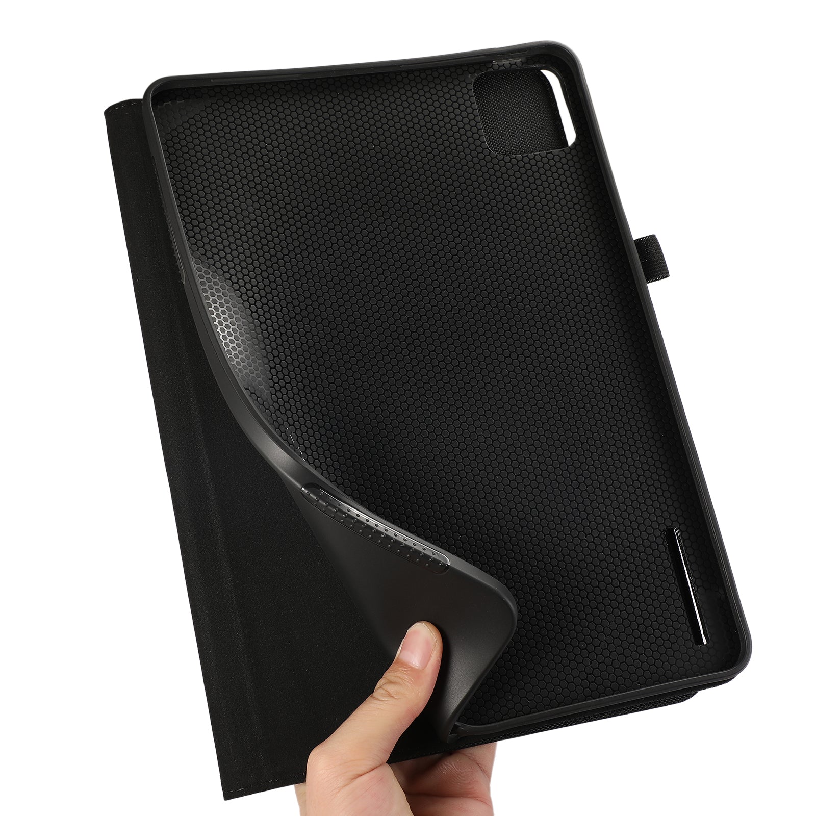 For Xiaomi Pad 6S Pro 12.4 Case Cloth Texture Leather Tablet Stand Cover with Card Holder