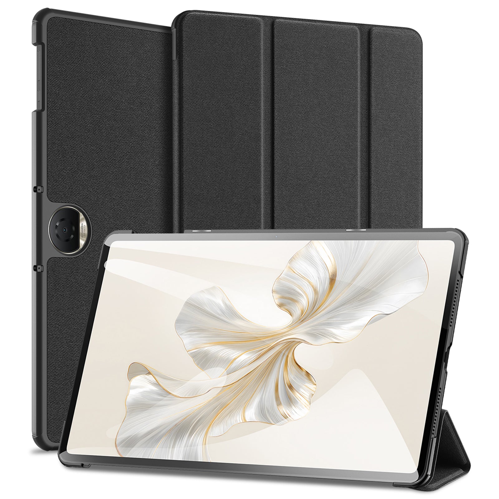 DUX DUCIS Domo Series for Honor Pad 9 Case Tri-fold Stand PU Leather Protective Tablet Cover