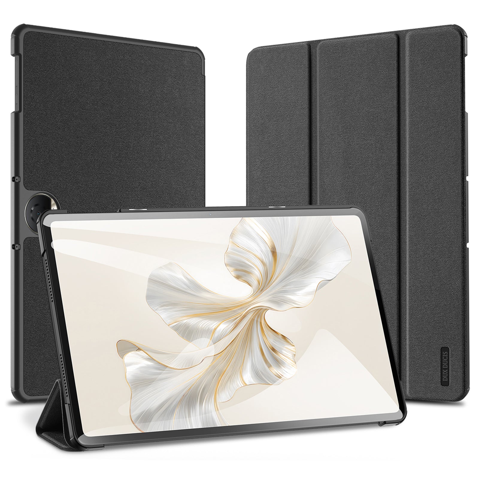 DUX DUCIS Domo Series for Honor Pad 9 Case Tri-fold Stand PU Leather Protective Tablet Cover