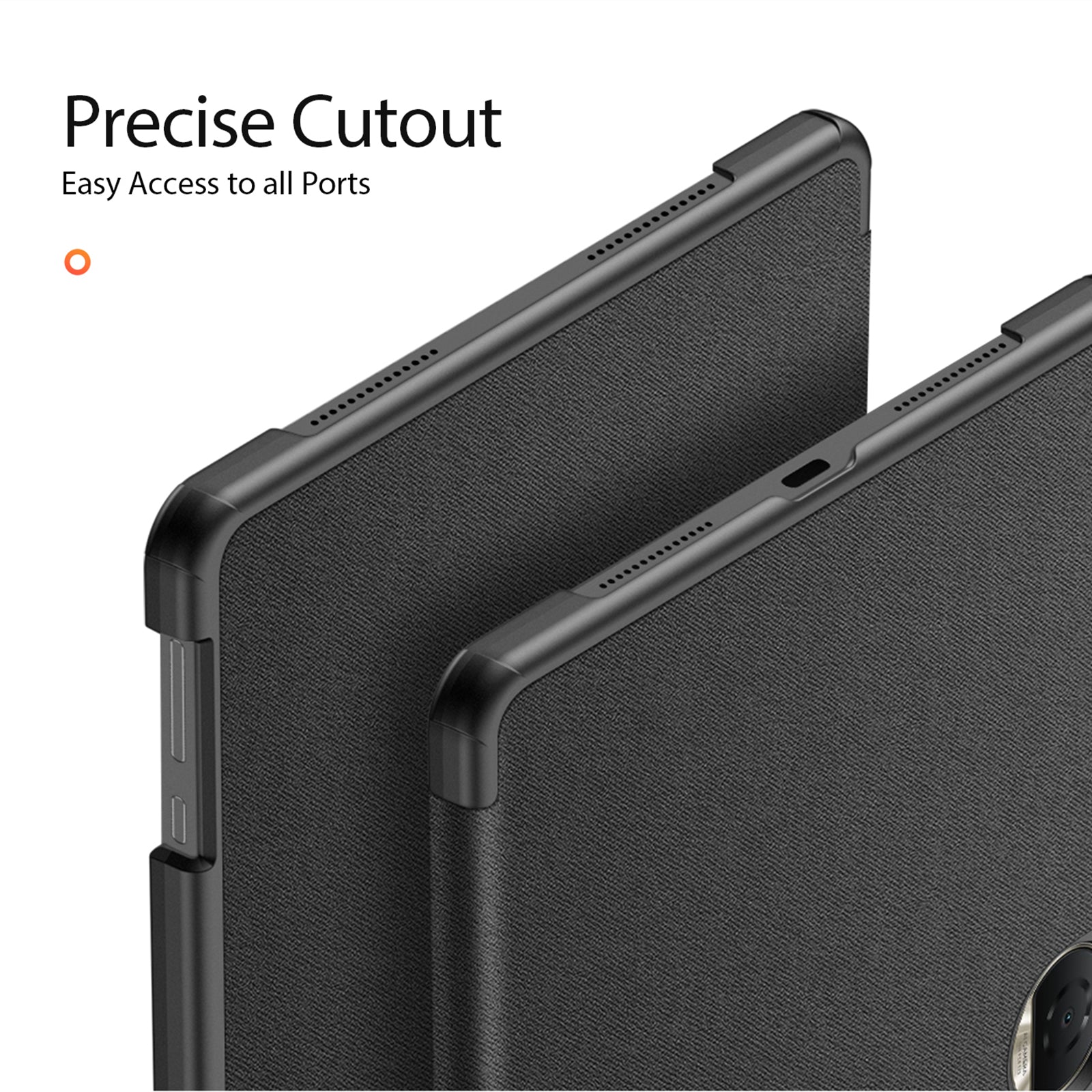 DUX DUCIS Domo Series for Honor Pad 9 Case Tri-fold Stand PU Leather Protective Tablet Cover