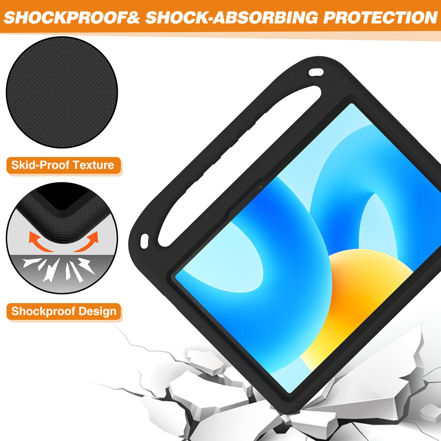 For Huawei MatePad 11.5 / MatePad Air 11.5 inch (2023) Case Kids Friendly EVA Handle Tablet Cover