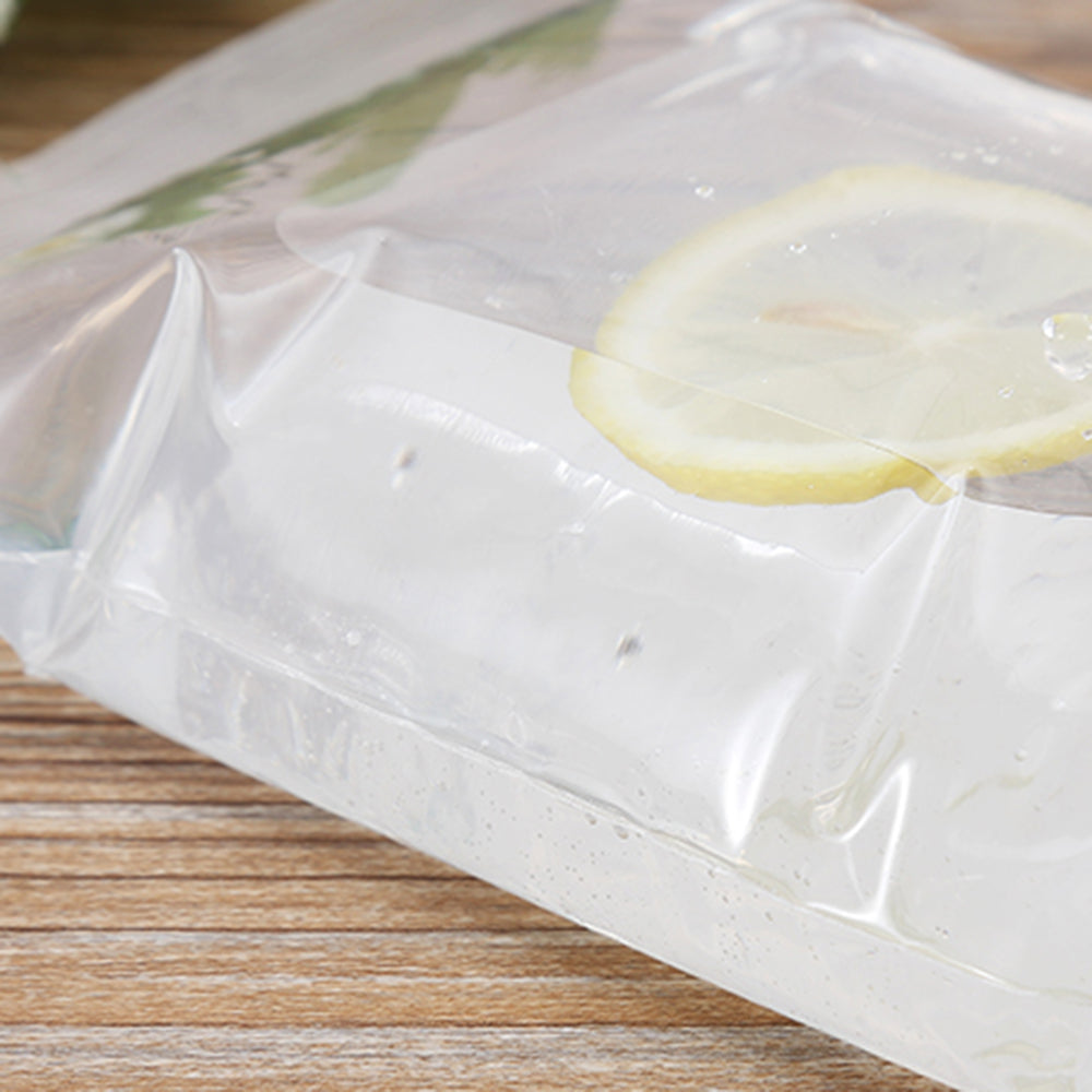 MX-054 100Pcs / Pack 15 x 20cm Clear Sealing Bag Ziplock PE Storage Pouches for Kitchen