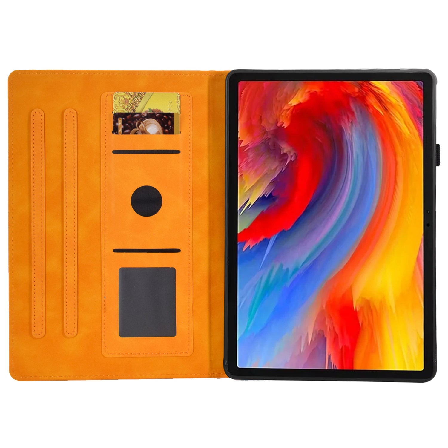 A6 For Lenovo Tab M11 / Xiaoxin Pad 11 2024 Tablet Case Flower Butterfly Imprinted Auto Wake / Seep Cover