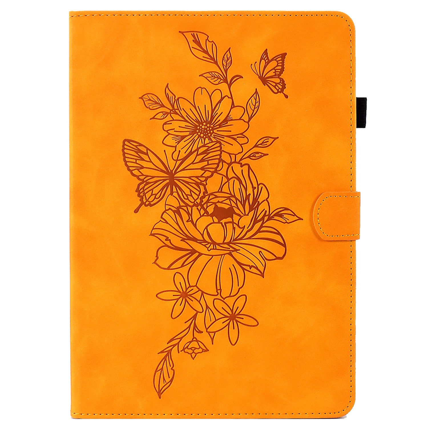 A6 For Lenovo Tab M11 / Xiaoxin Pad 11 2024 Tablet Case Flower Butterfly Imprinted Auto Wake / Seep Cover
