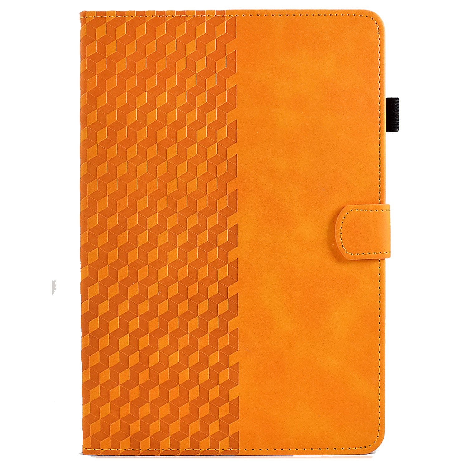 A5 For Lenovo Tab M11 / Xiaoxin Pad 11 2024 Case Block Pattern Imprinted Auto Wake / Sleep Tablet Cover