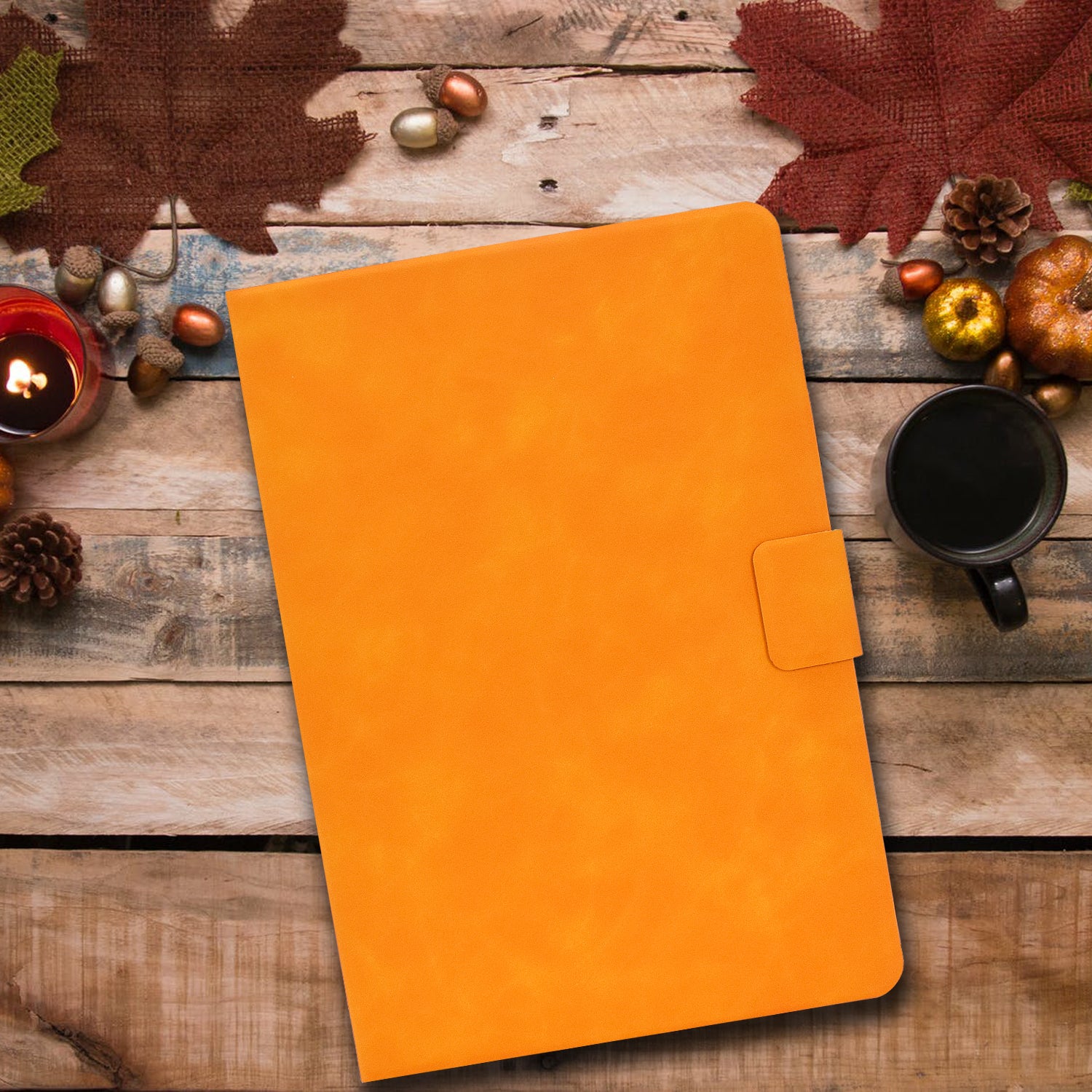 A4 For Lenovo Tab M11 / Xiaoxin Pad 11 2024 Case Card Holder Cowhide Texture Leather Tablet Cover