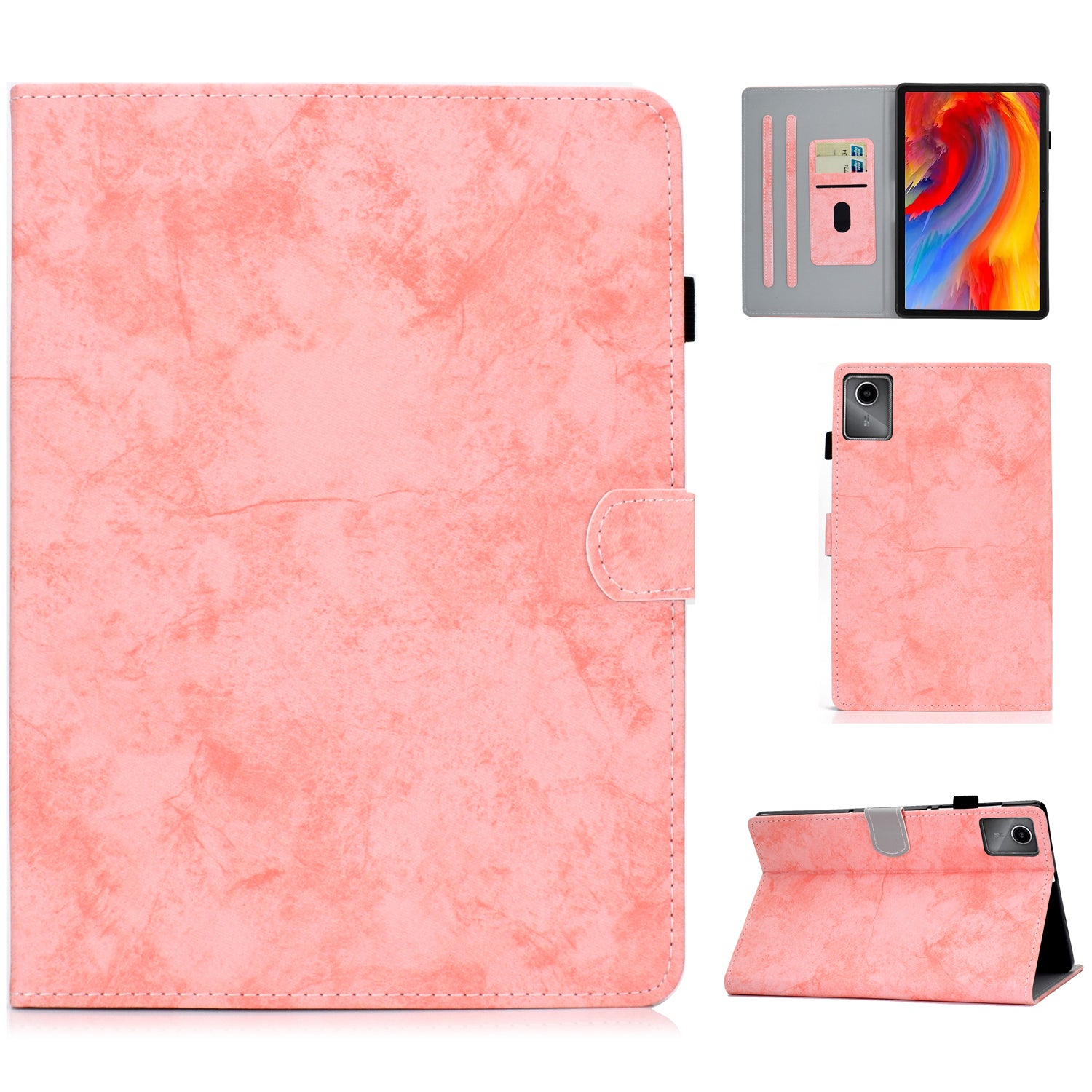 A3 For Lenovo Tab M11 / Xiaoxin Pad 11 2024 Case Cloth Texture Card Slot Protective Shell