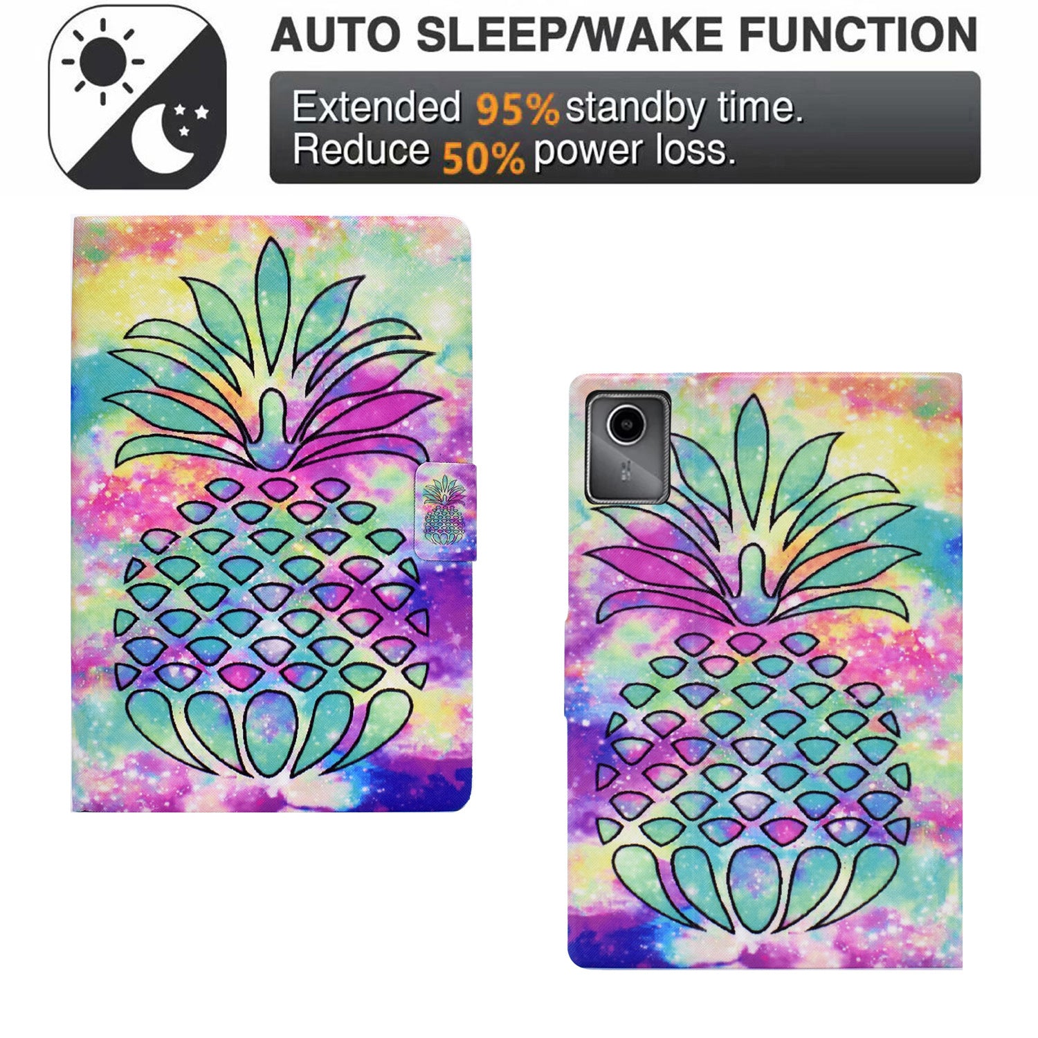 A2 For Lenovo Tab M11 / Xiaoxin Pad 11 2024 Leather Case Pattern Printed Card Slots Tablet Cover