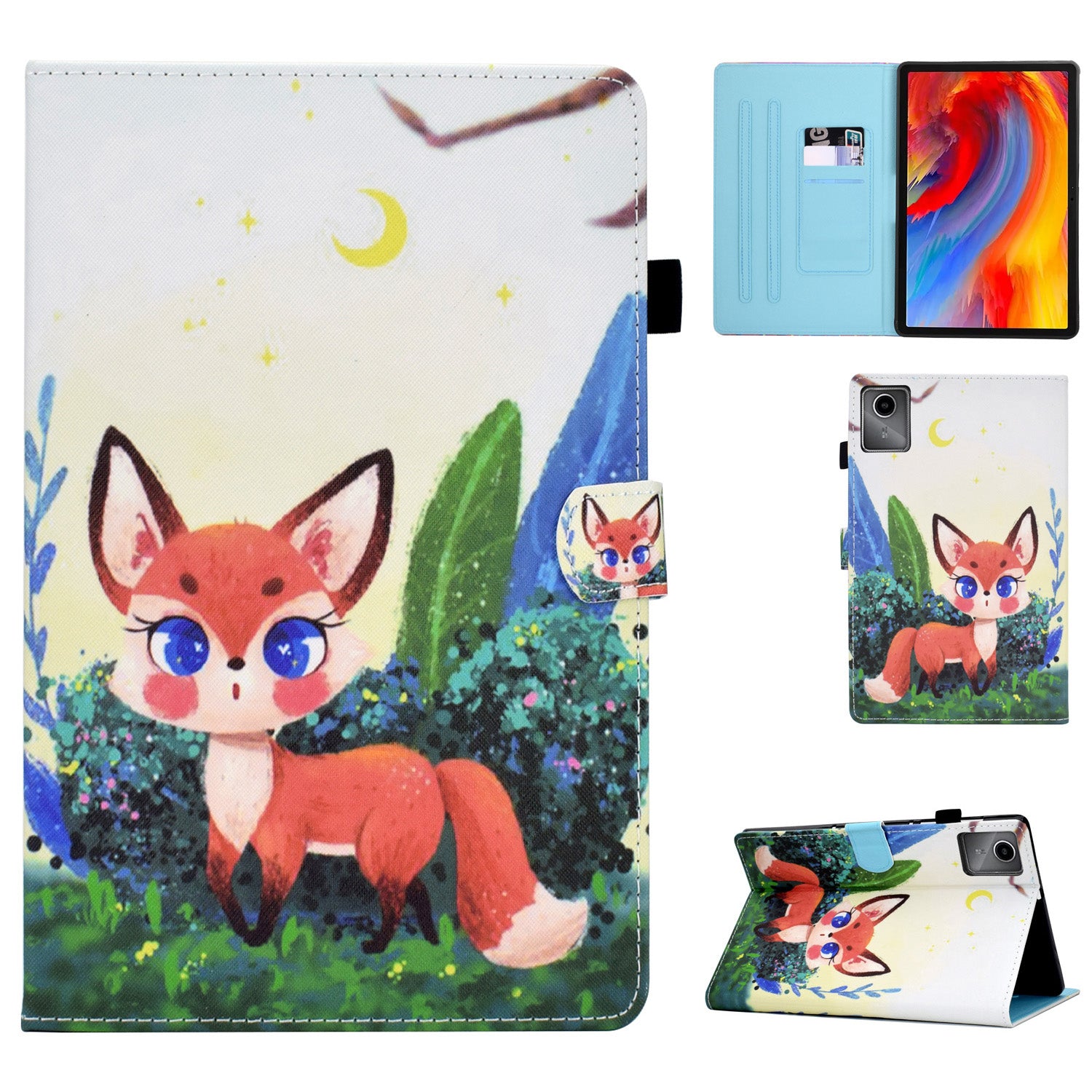 For Lenovo Tab M11 / Xiaoxin Pad 11 2024 Case Pattern Printing PU Leather Stand Tablet Cover
