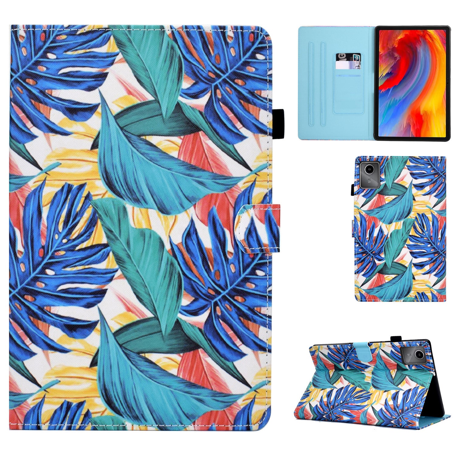 For Lenovo Tab M11 / Xiaoxin Pad 11 2024 Case Pattern Printing PU Leather Stand Tablet Cover