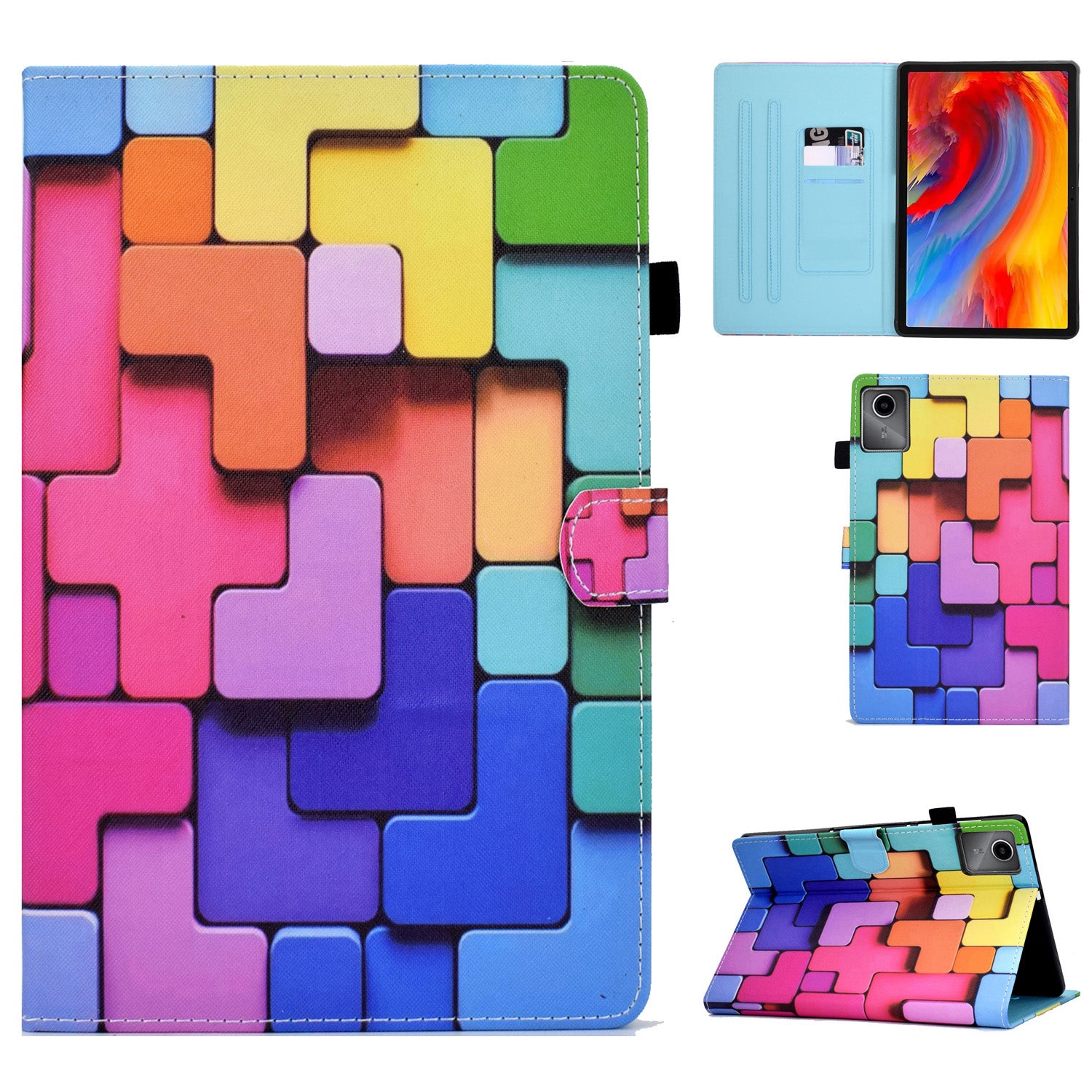 For Lenovo Tab M11 / Xiaoxin Pad 11 2024 Case Pattern Printing PU Leather Stand Tablet Cover