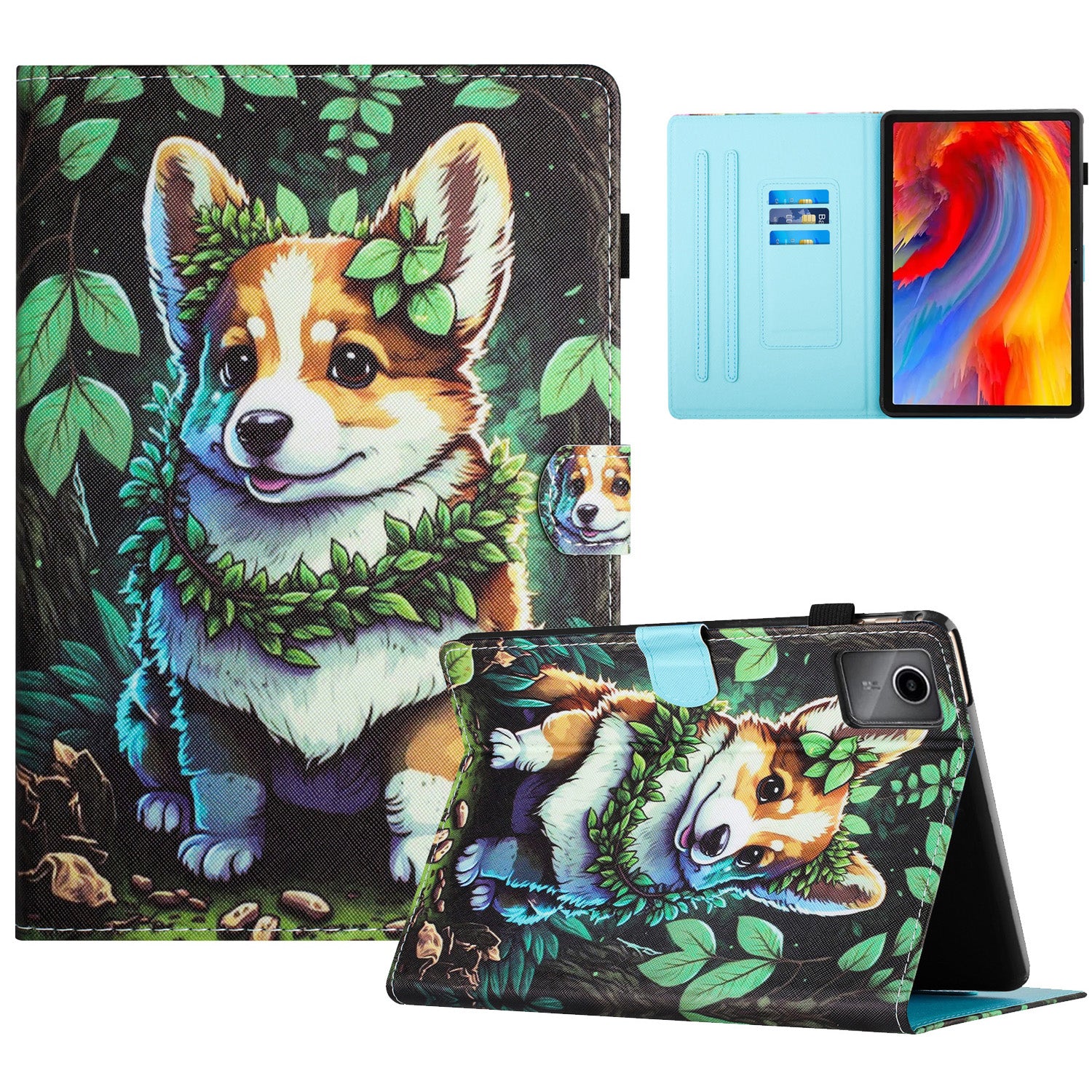 For Lenovo Tab M11 / Xiaoxin Pad 11 2024 Case Pattern Printing PU Leather Stand Tablet Cover