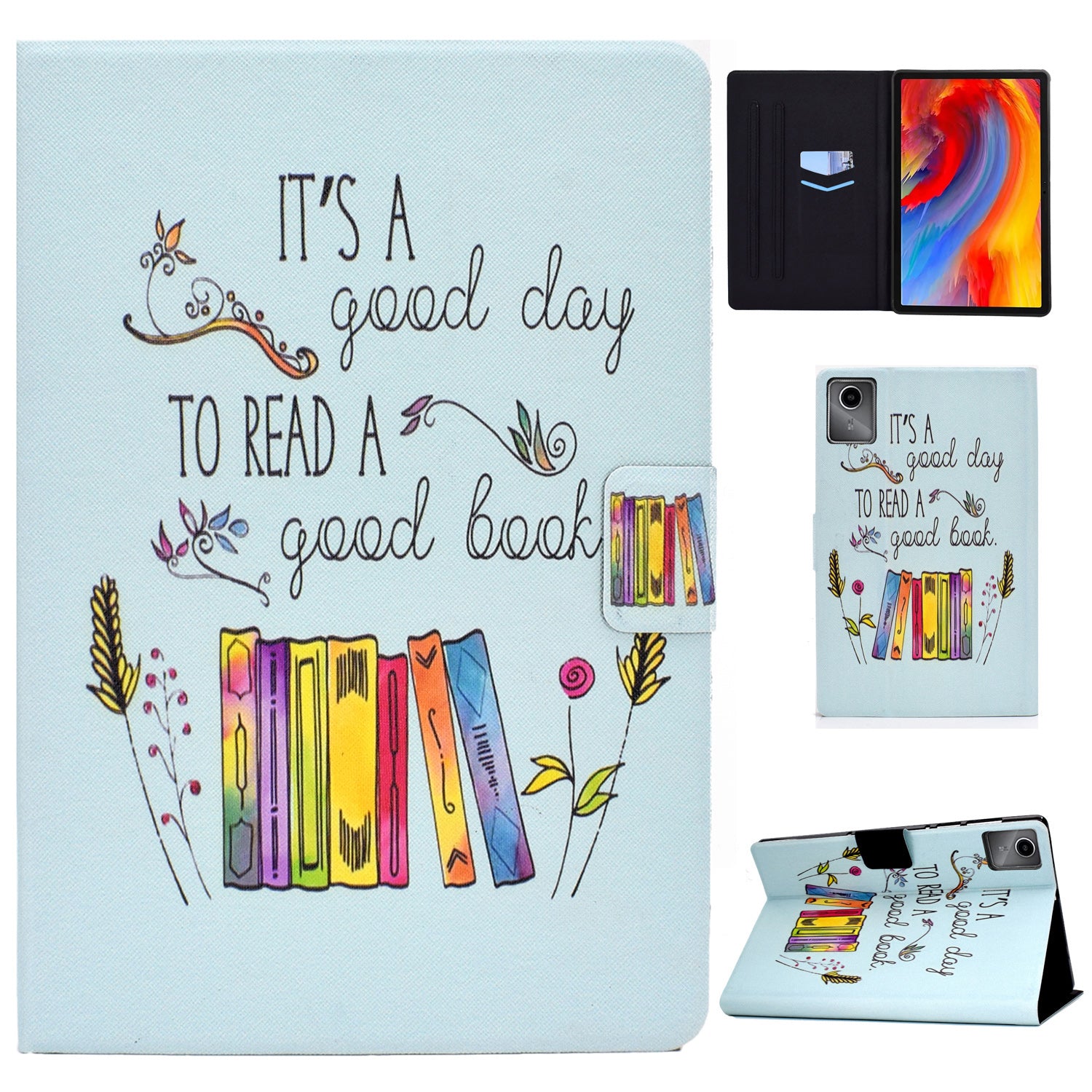 For Lenovo Tab M11 / Xiaoxin Pad 11 2024 Case Stand Pattern Printed Tablet Shell