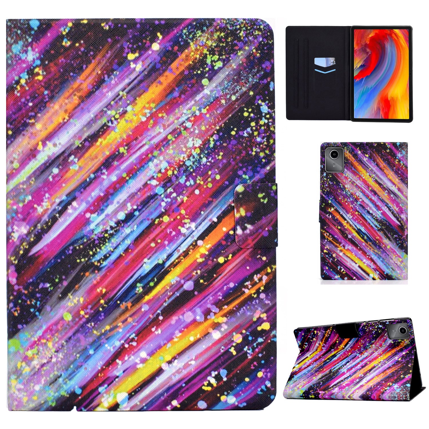 For Lenovo Tab M11 / Xiaoxin Pad 11 2024 Case Stand Pattern Printed Tablet Shell