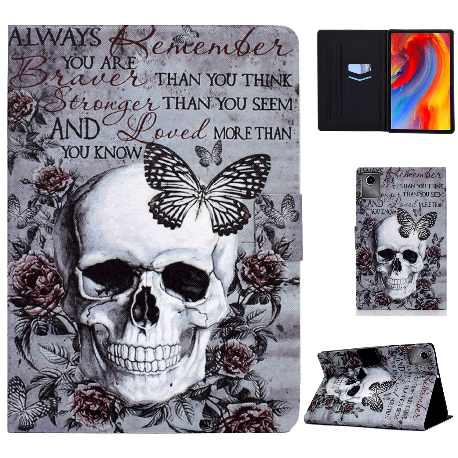 For Lenovo Tab M11 / Xiaoxin Pad 11 2024 Case Stand Pattern Printed Tablet Shell