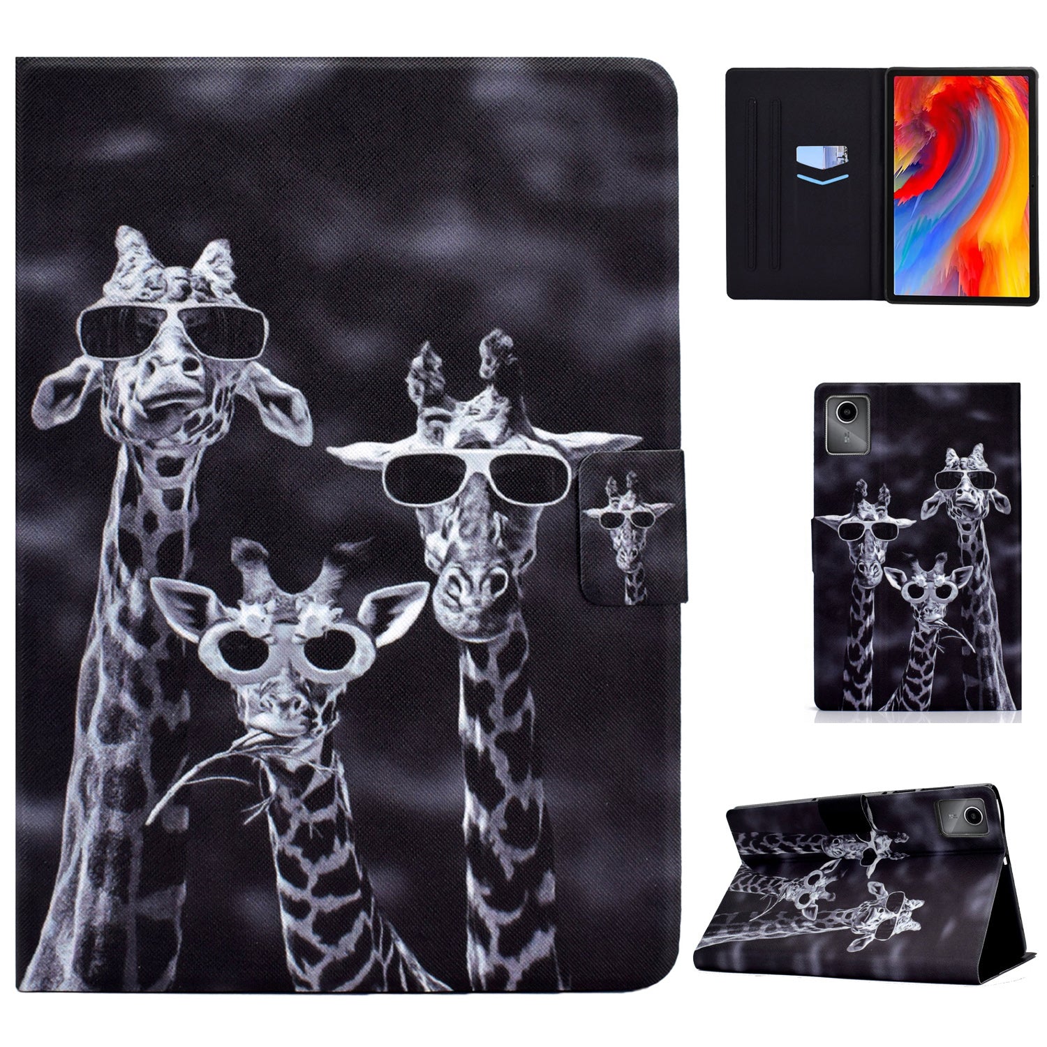 For Lenovo Tab M11 / Xiaoxin Pad 11 2024 Case Stand Pattern Printed Tablet Shell